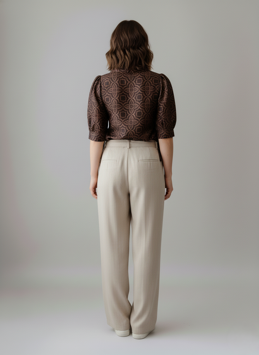 BLUSA FANTASIA 60MARRONE ANTONELLO SERIO