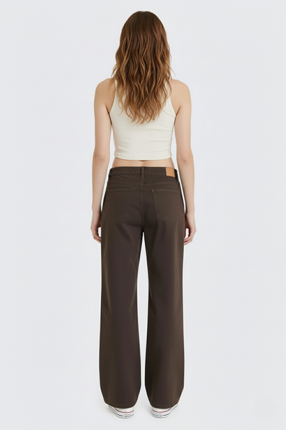 JEANS BOTTONI GIOIELLO PA25WZEP7791MOKA TWO WAY