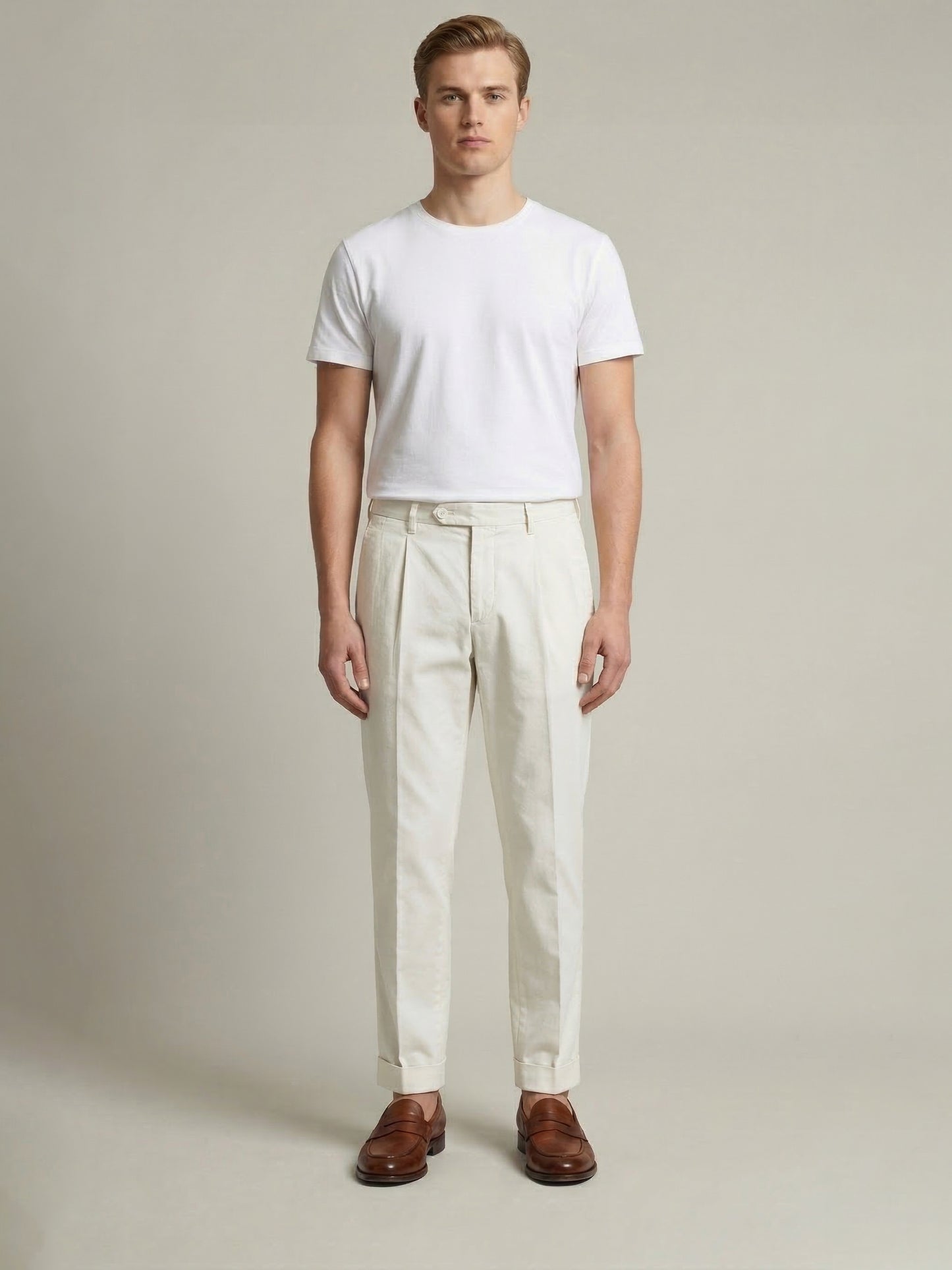 CHINOS CH174BIANCO