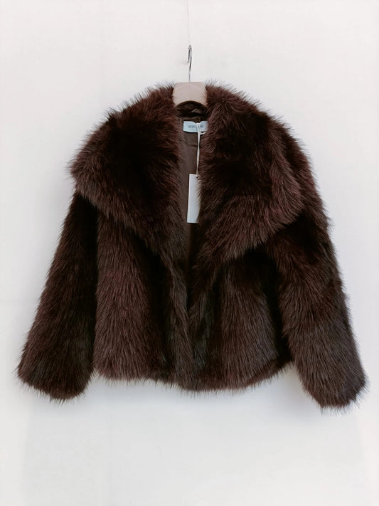 GIACCA PELLICCIA 182MARRONE