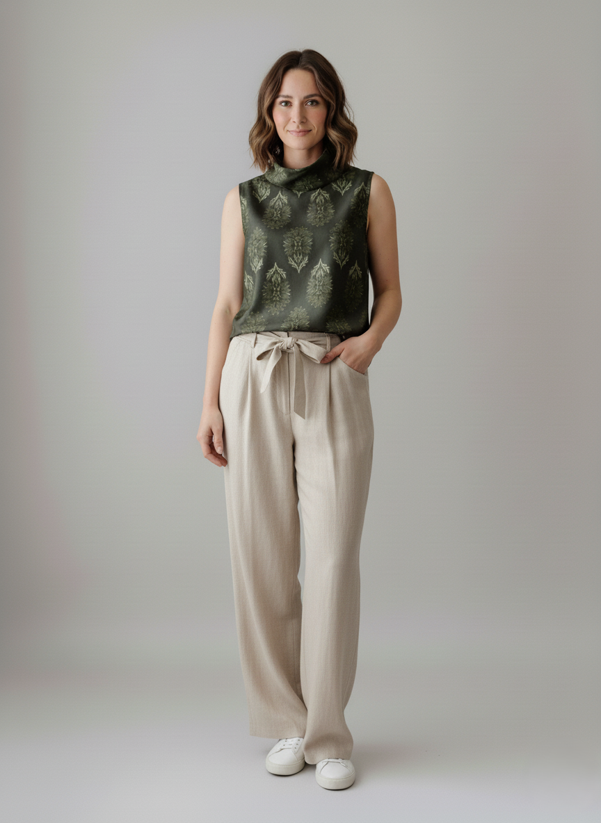 TOP FANTASIA FLOREALE TOP 58VERDE ANTONELLO SERIO