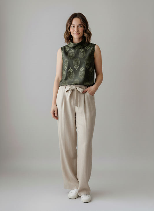 TOP FANTASIA FLOREALE TOP 58VERDE ANTONELLO SERIO