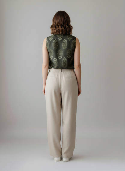 TOP FANTASIA FLOREALE TOP 58VERDE ANTONELLO SERIO