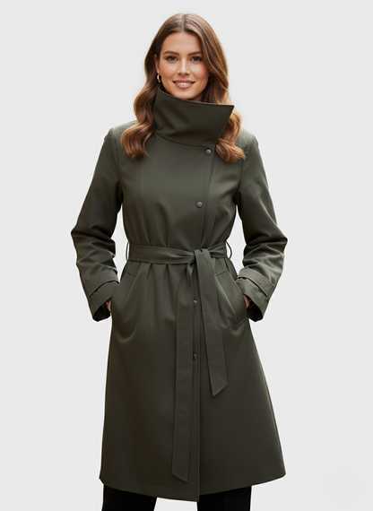 TRENCH IN COTONE NYLON