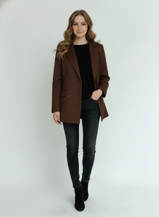 GIACCA DOPPIOPETTO IN TESSUTO TECNICO