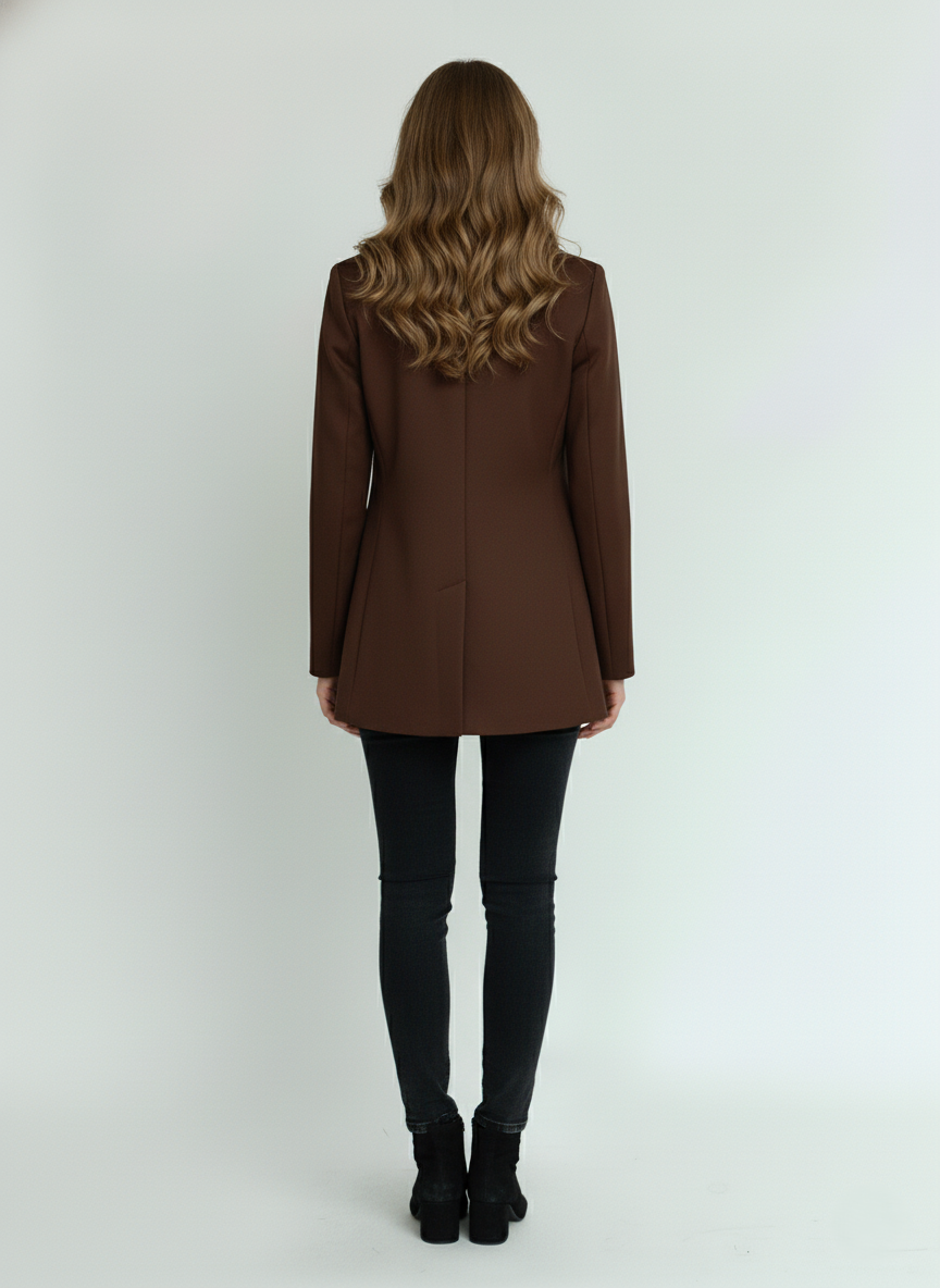 GIACCA DOPPIOPETTO IN TESSUTO TECNICO