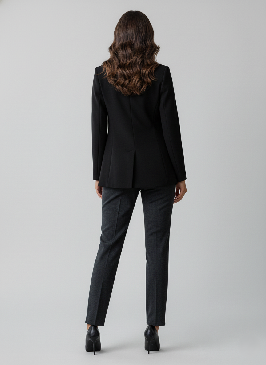 GIACCA DUE BOTTONI IN TESSUTO TECNICO