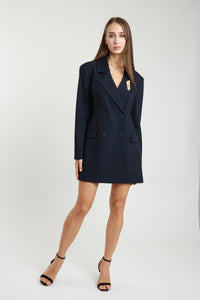 ABITO ROBE MANTEAU M091708BLU SUSY MIX