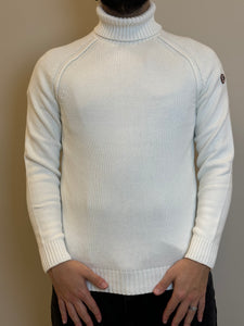 maglia raglan collo alto