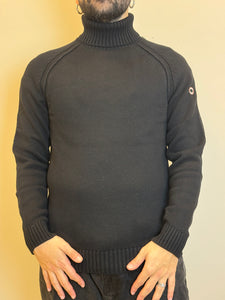 maglia raglan collo alto