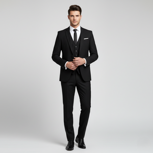 Abito Nero Mulish con Gilet