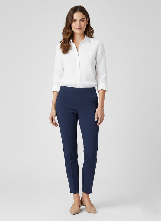 PANTALONE BASICO IN CREPE COMFORT