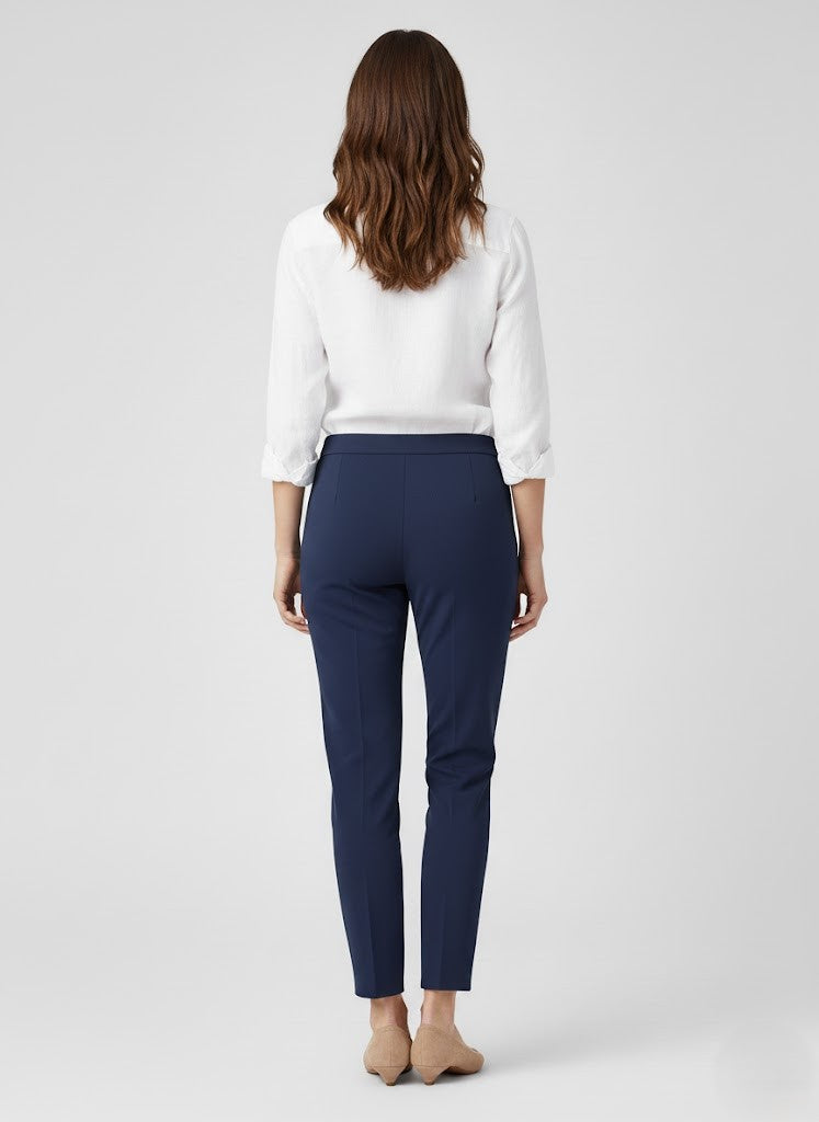 PANTALONE BASICO IN CREPE COMFORT