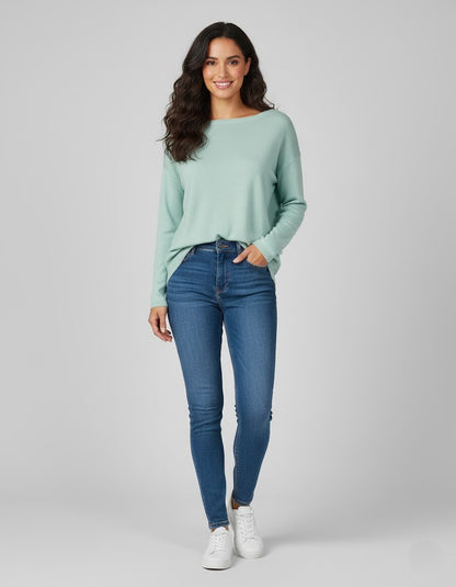 Maglia over in viscosa