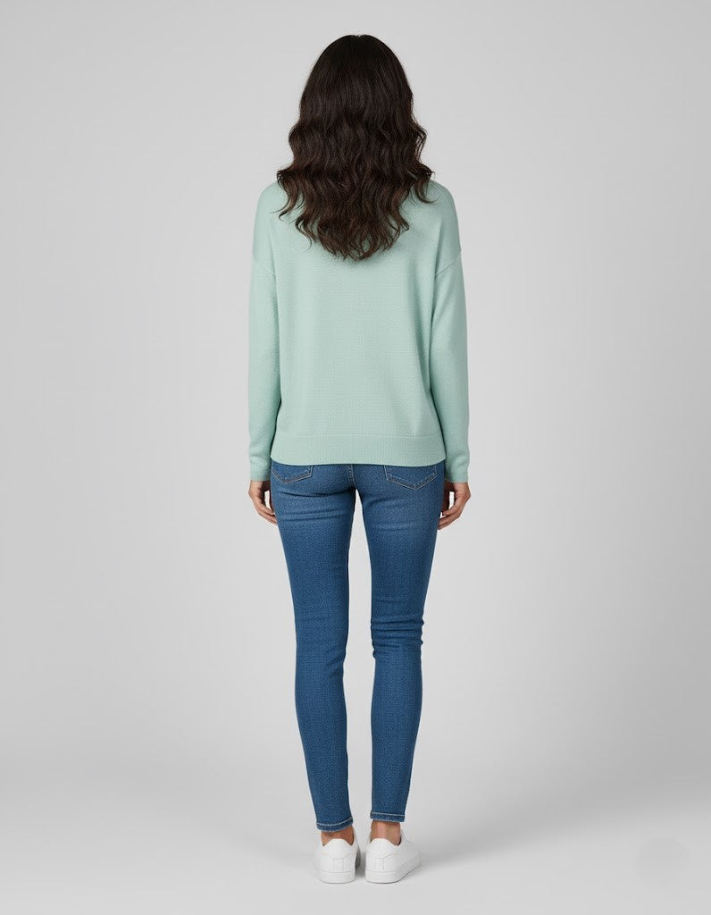 Maglia over in viscosa