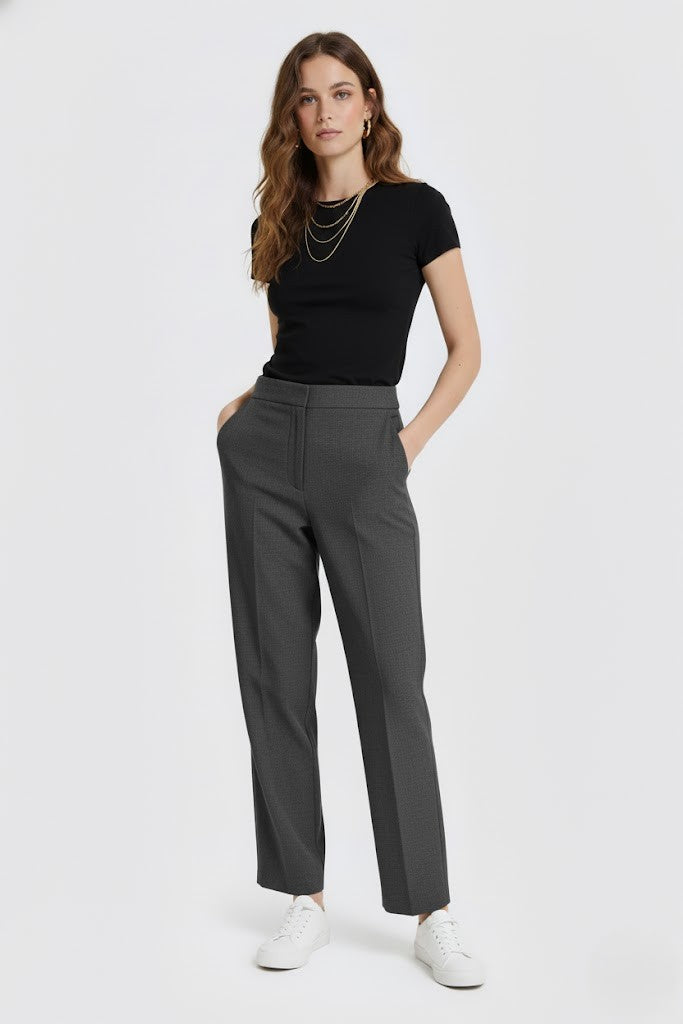 PANTALONE SIGARETTA PA25WRO123GRIGIO TWO WAY
